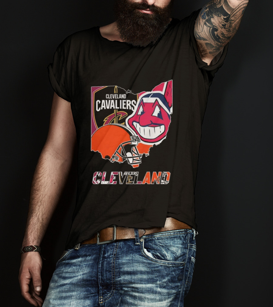 Cleveland Cavaliers Browns Indians Sports Team T-Shirt