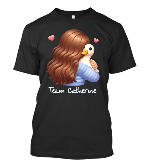 Team Catherine Real Housewives Recaps Duck Emoji Hearts T-Shirt