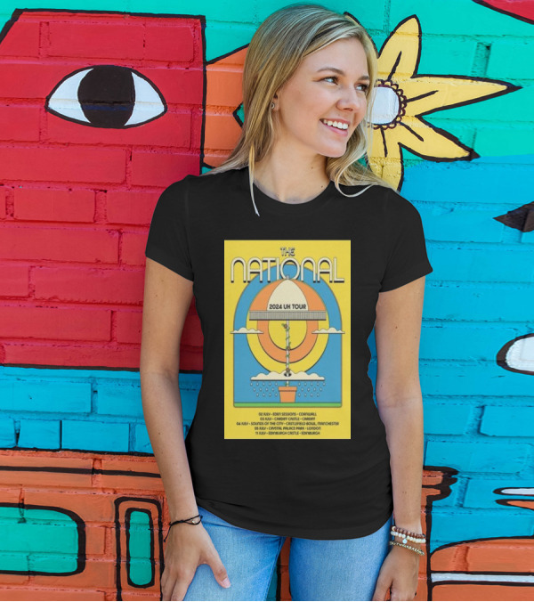 The National 2024 UK Tour Eden Sessions Cardiff Manchester London Edinburgh T-Shirt
