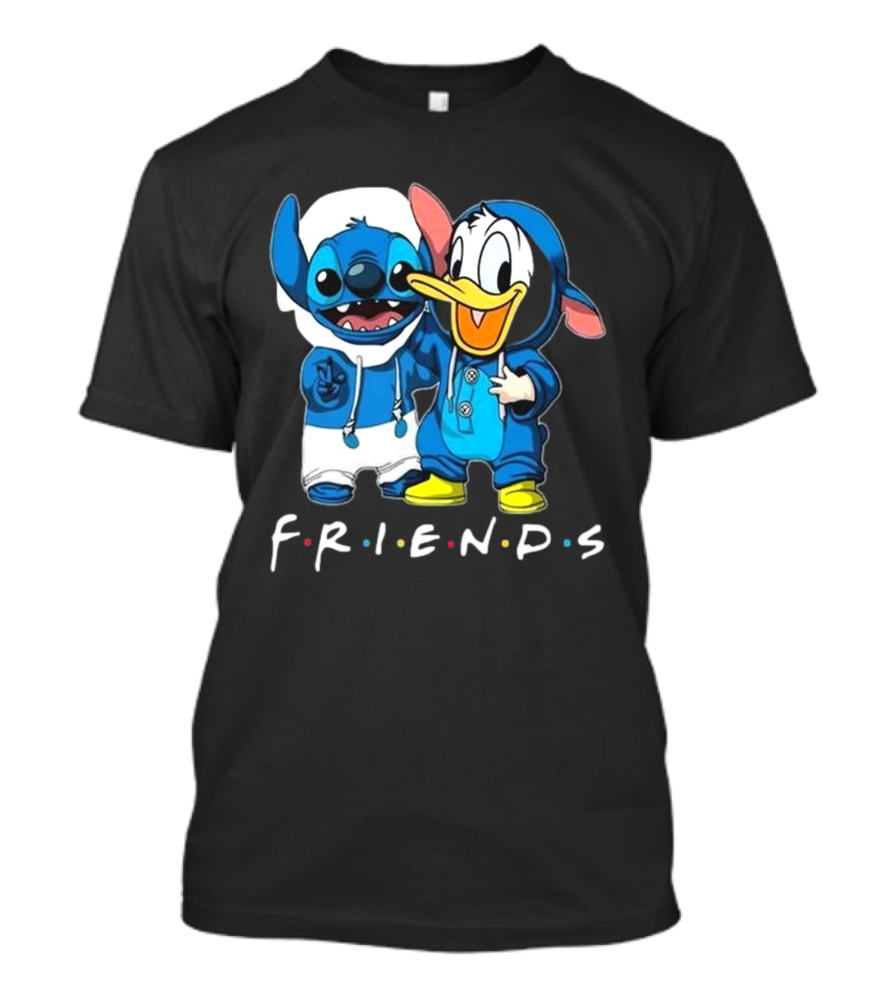 Friends Stitch And Donald Duck Disney Best Friends For Life T-Shirt