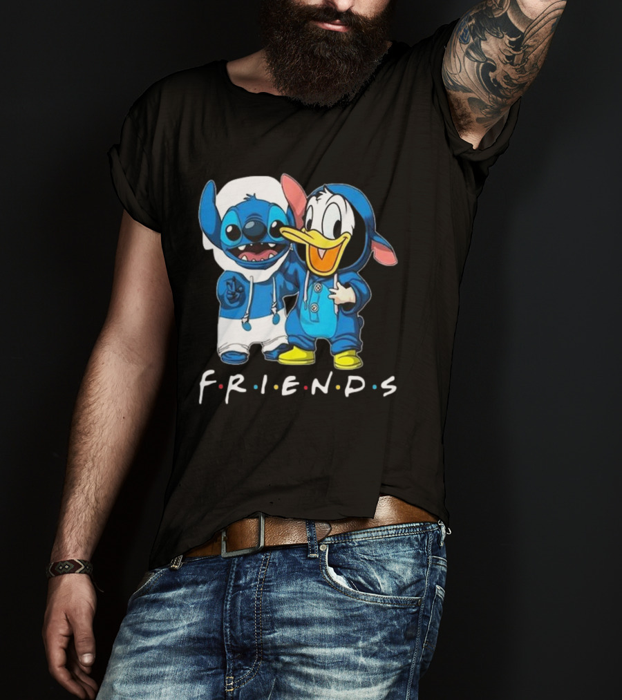 Friends Stitch And Donald Duck Disney Best Friends For Life T-Shirt
