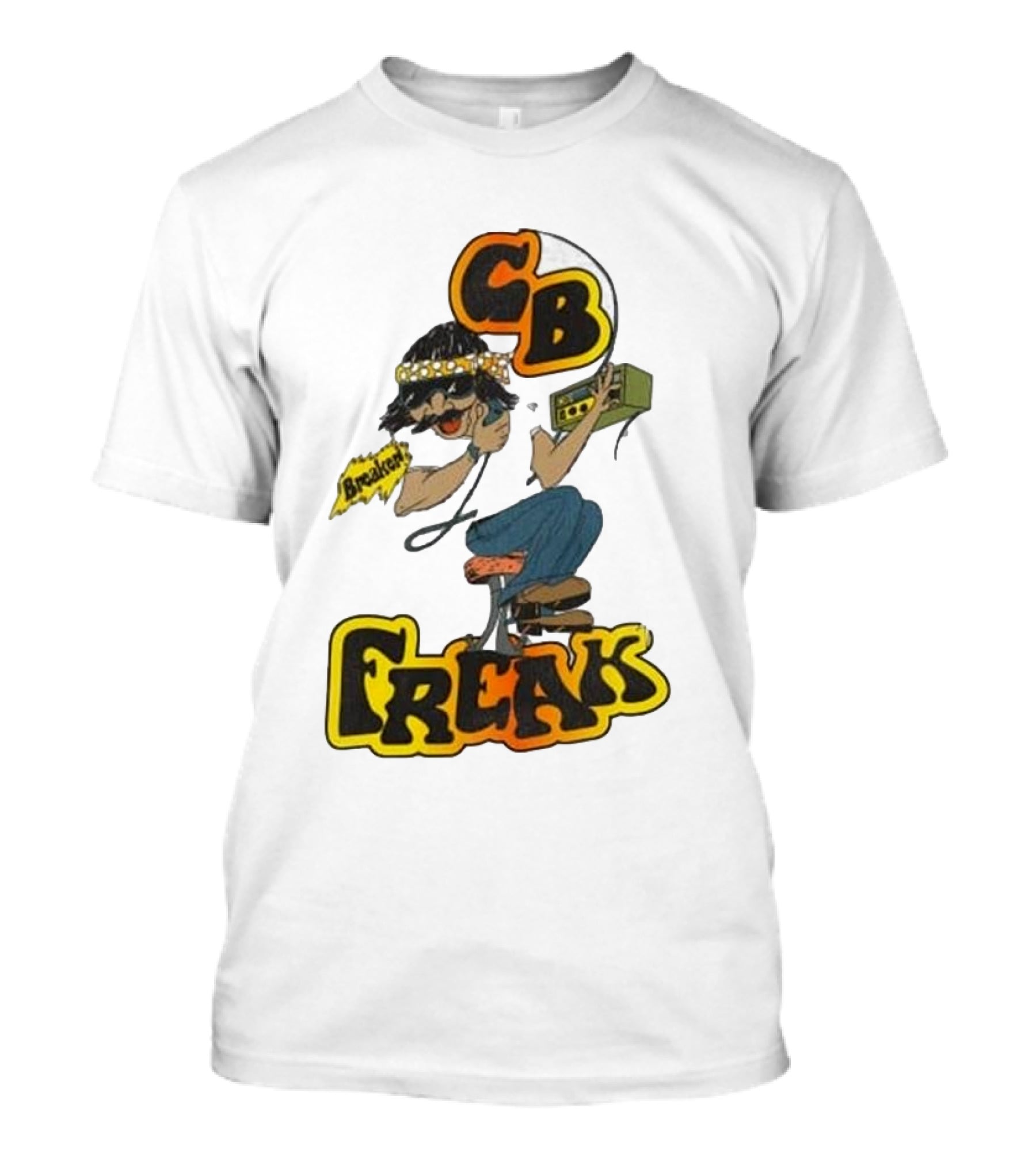 CB FREAK Breaker Trucker CB Radio Enthusiast T-Shirt