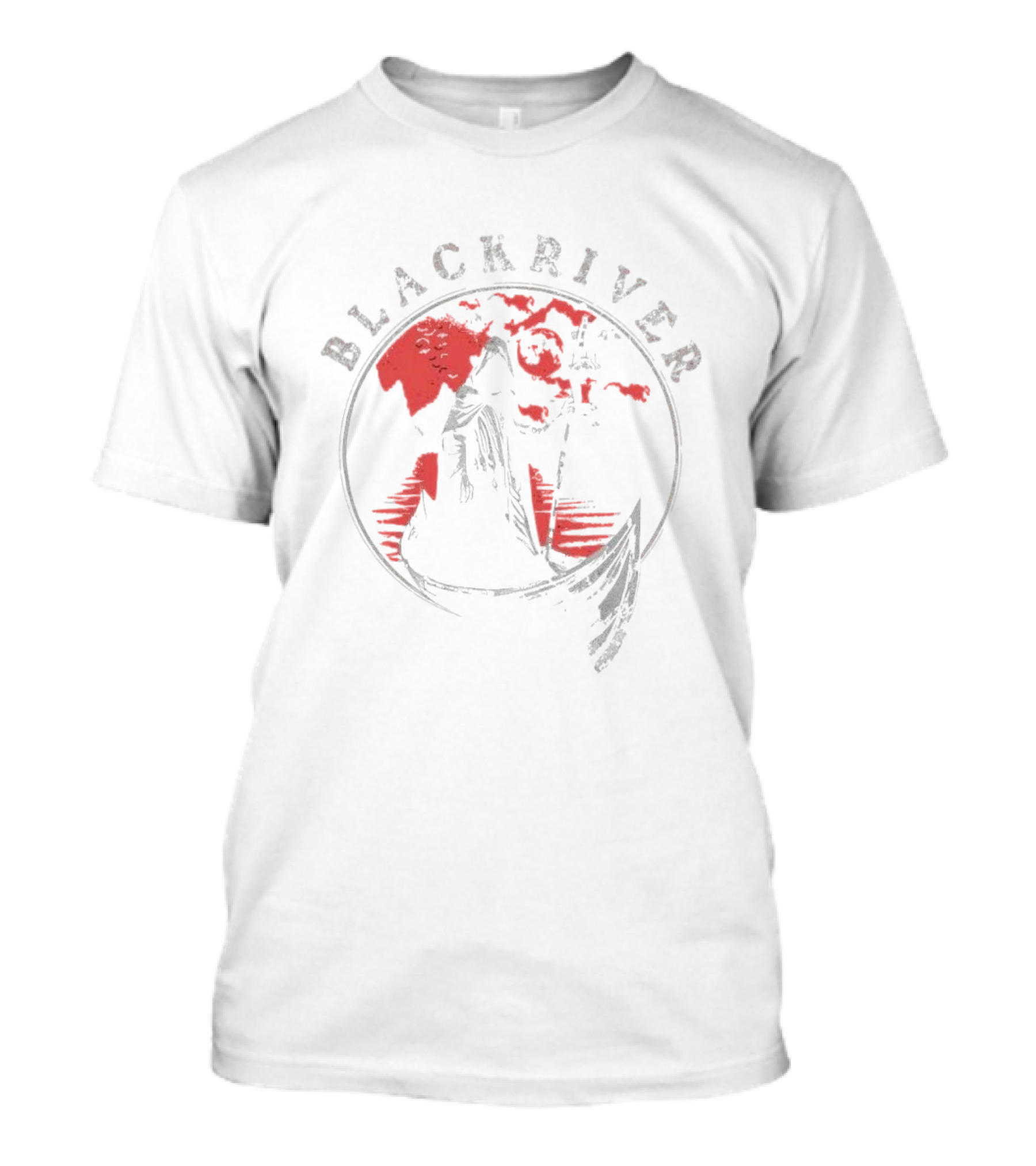 Blackriver The Ferryman Charon Mythology Circle T-Shirt