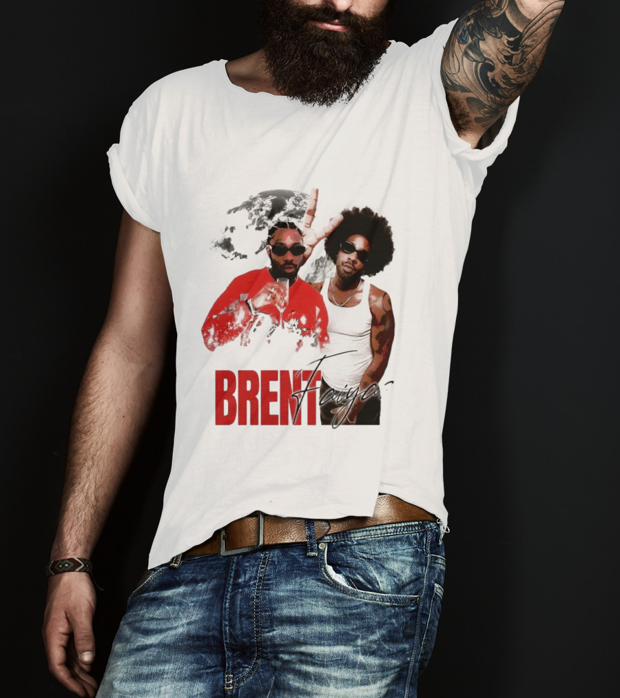 Brent Faiyaz Red Jacket And Tank Top T-Shirt