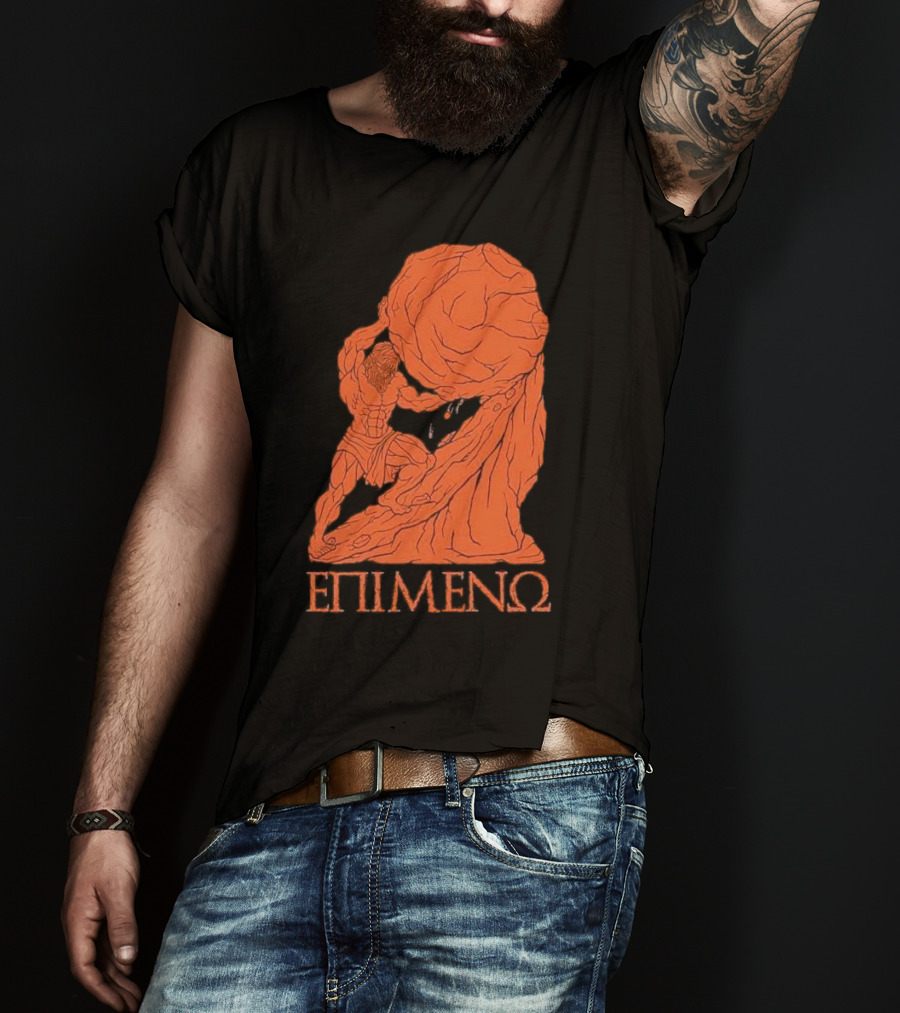 Raskolapparel Sisyphus Greek Mythology EPIMENΩ T-Shirt