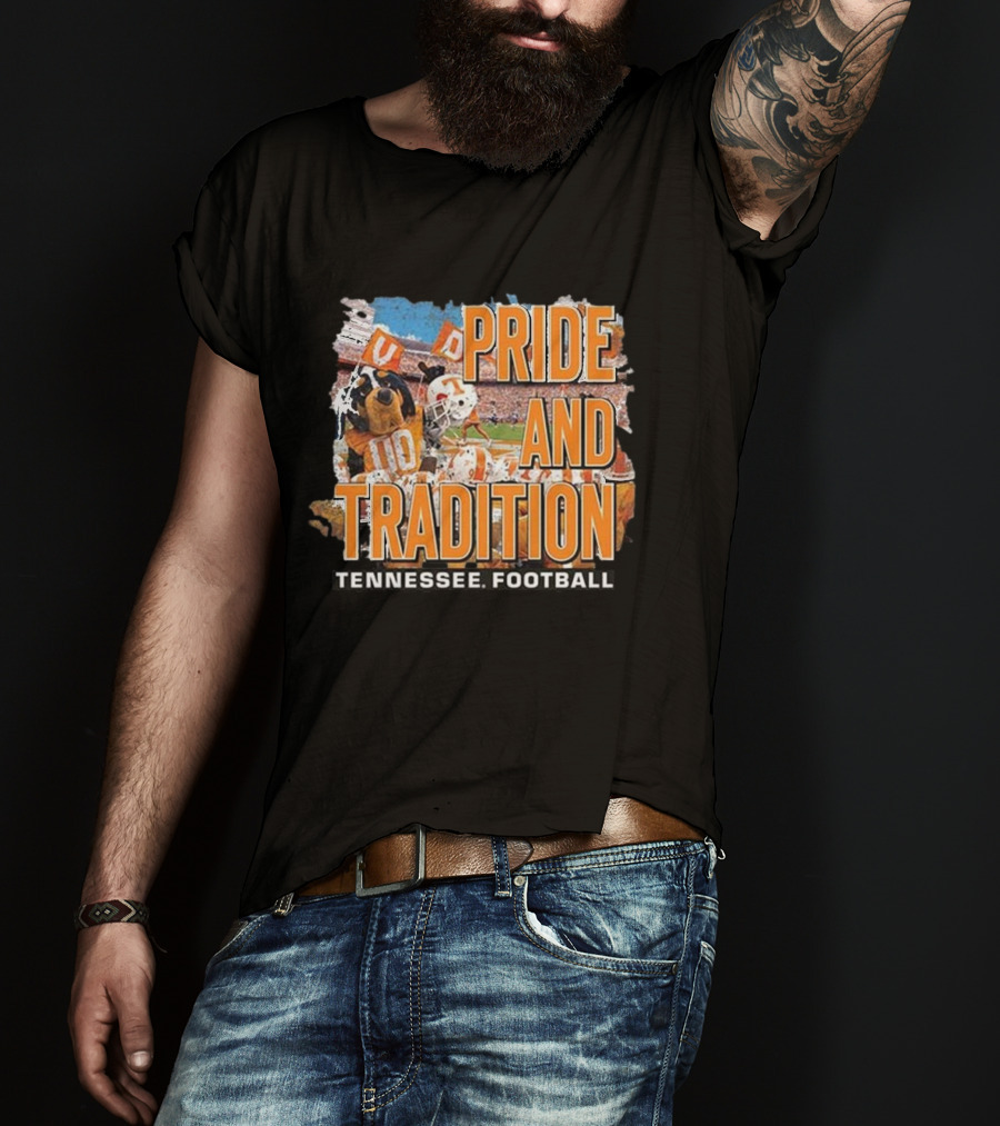 Tennessee Football Pride And Tradition Vols Stadium T-Shirt