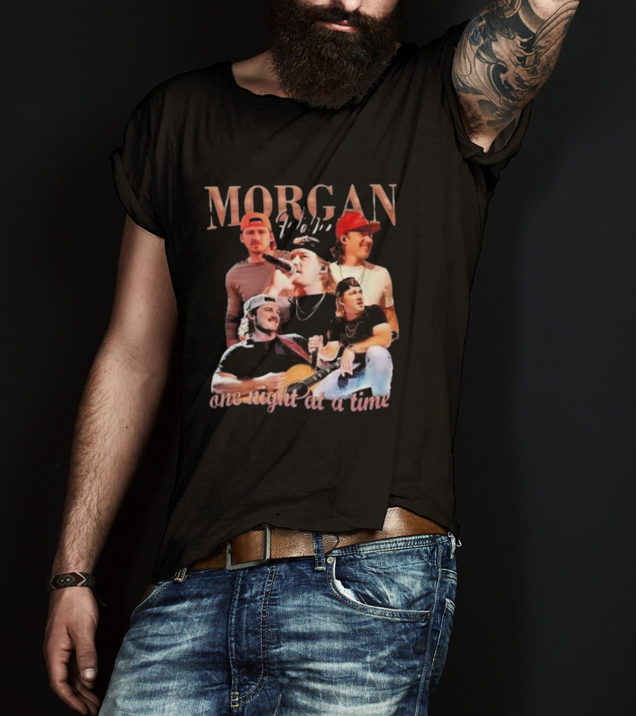Morgan Wallen One Night At A Time Live Performance Montage T-Shirt