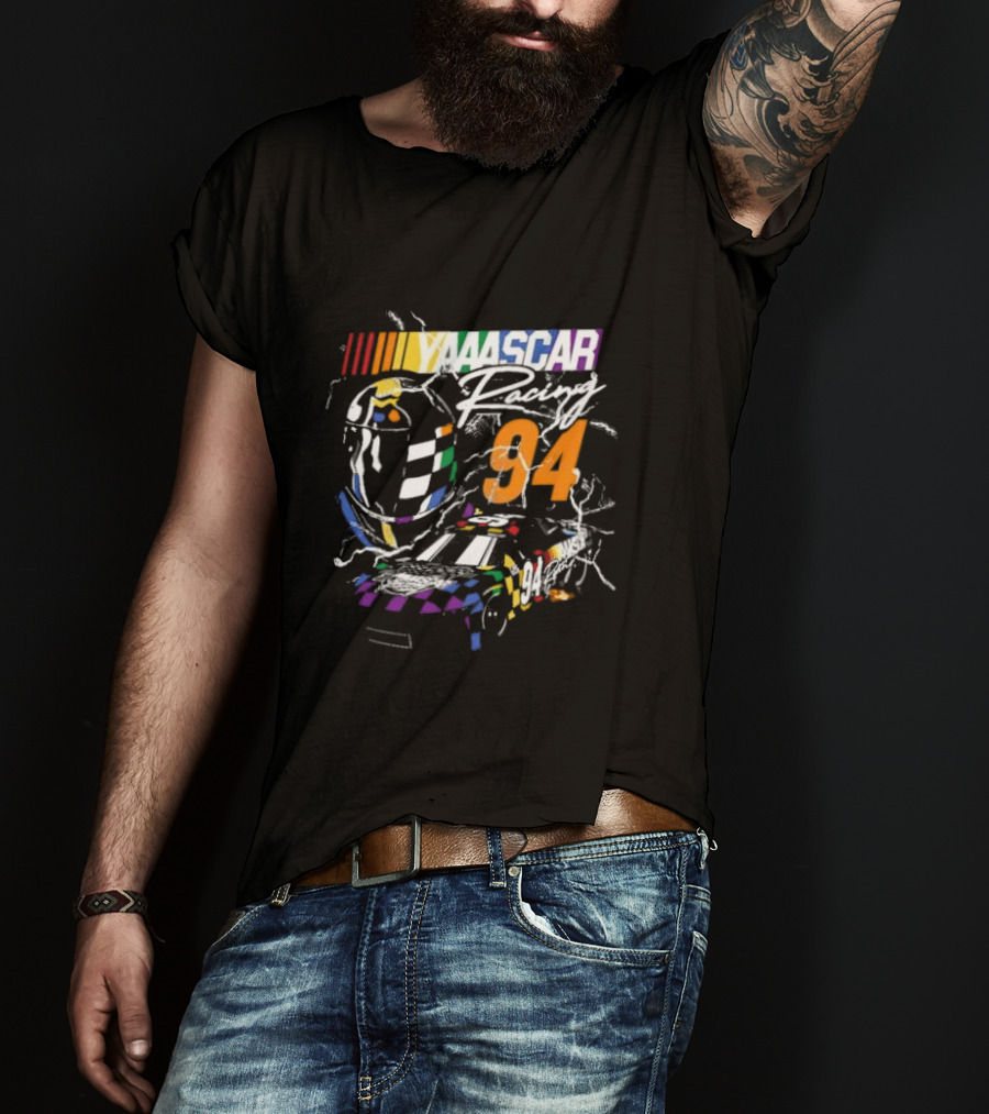 YAAASCAR Racing 94 NASCAR Checkered Flag Sports T-Shirt