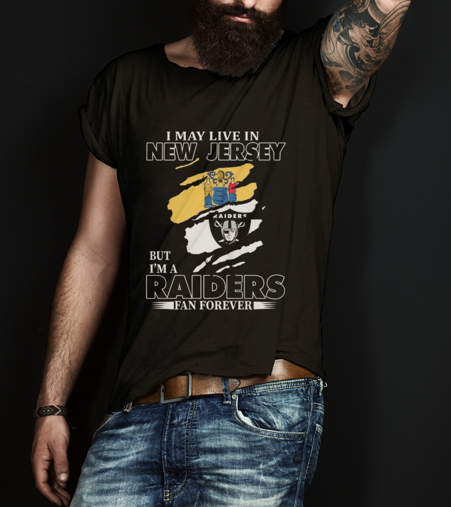 Las Vegas Raiders New Jersey Living Raiders Fan Forever T-Shirt