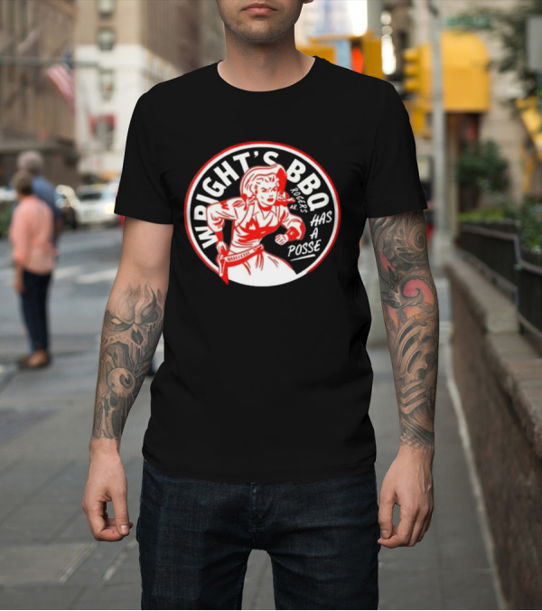 Shirt: Wright's BBQ Rogers Has a Posse T-Shirt Wright's BBQ Rogers Has a Posse T-Shirt