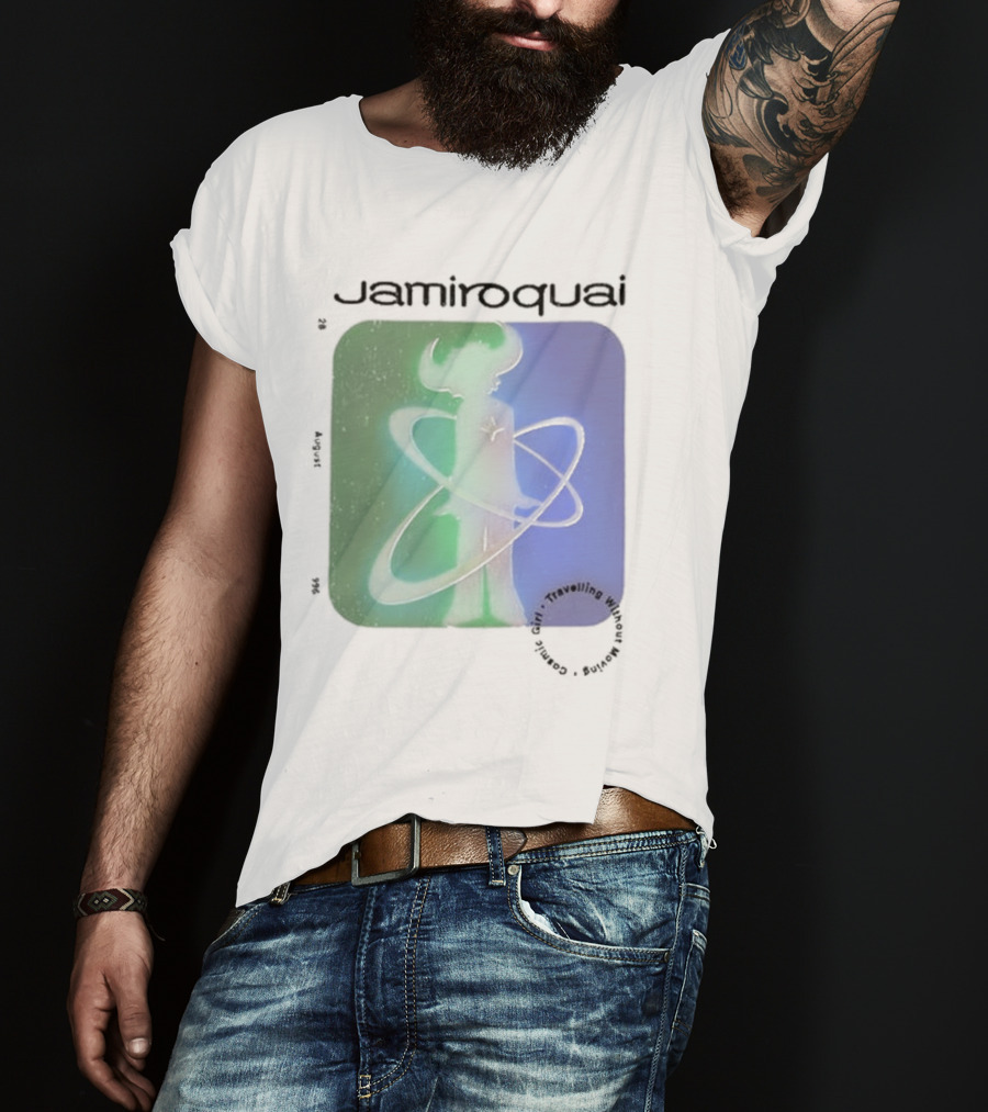 Jamiroquai Cosmic Being Travelling Without Moving August 29 96 T-Shirt