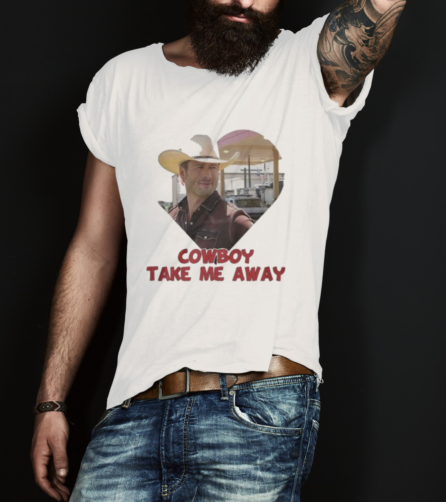 Cowboy Take Me Away Glen Powell T-Shirt