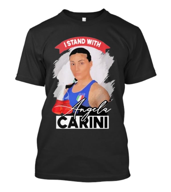 I Stand With Angela Carini Boxing Champion T-Shirt