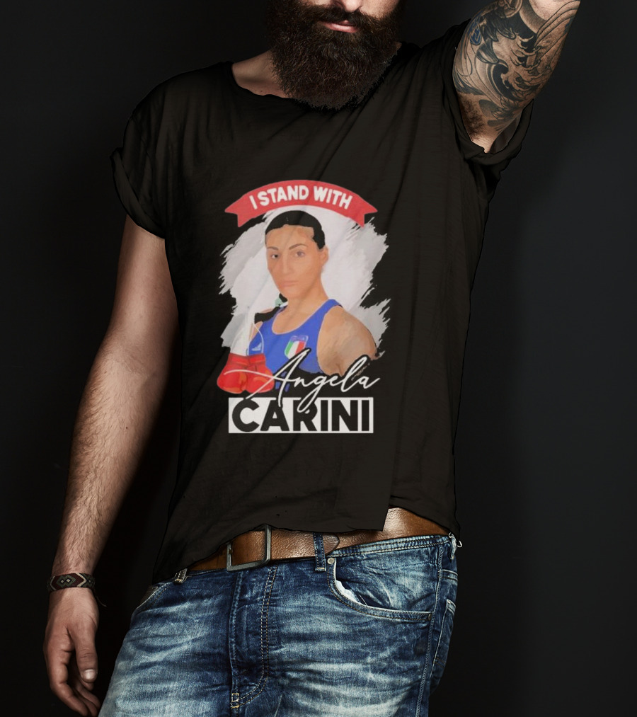 I Stand With Angela Carini Boxing Champion T-Shirt