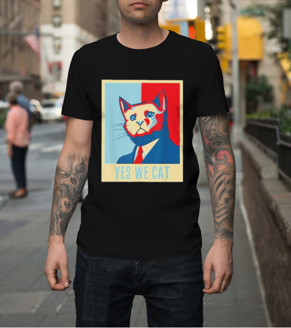 Shirt: Retro Yes We Cat Funny Cat Lover Pet Owner Hope T-Shirt Retro Yes We Cat Funny Cat Lover Pet Owner Hope T-Shirt