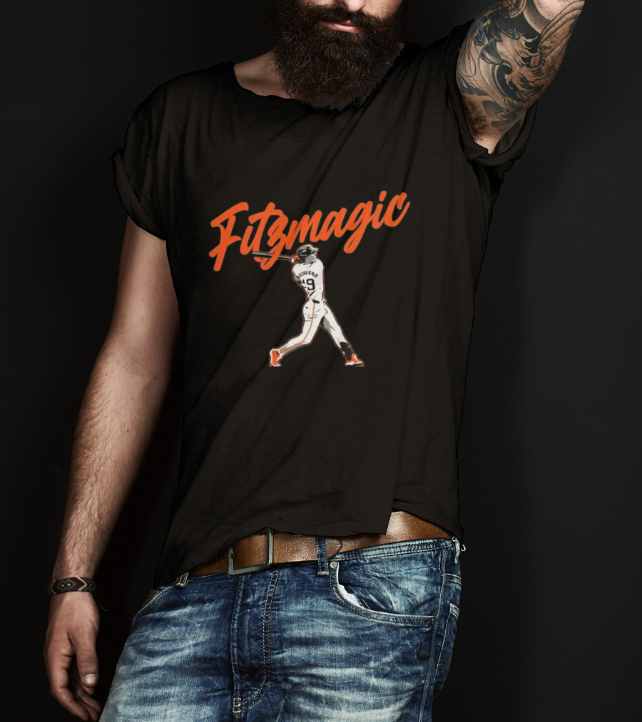 Fitzmagic Baseball Swing Tyler Fitzgerald 49 T-Shirt