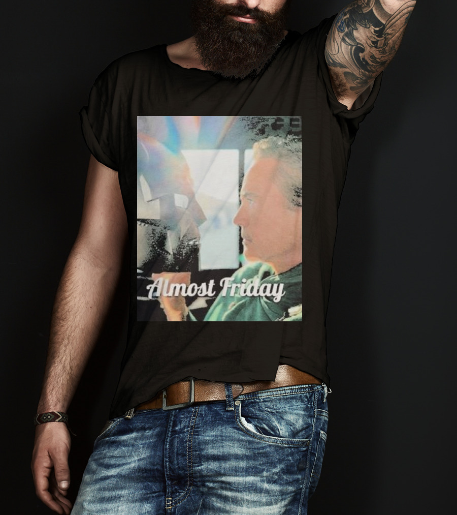 Almost Friday Downey Marvel Mask Face Off T-Shirt