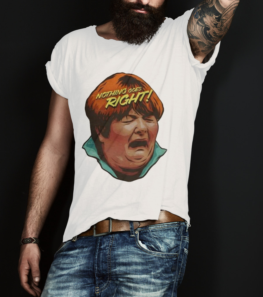 Nordacious Nothing Goes Right Scream Face T-Shirt
