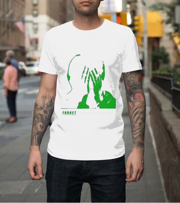 Shirt: The Twilight Sad Forget The Night Ahead Green Silhouette With White Eyes T-Shirt The Twilight Sad Forget The Night Ahead Green Silhouette With White Eyes T-Shirt