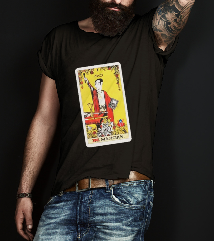 Kurious The Magician Tarot Card I Infinity T-Shirt
