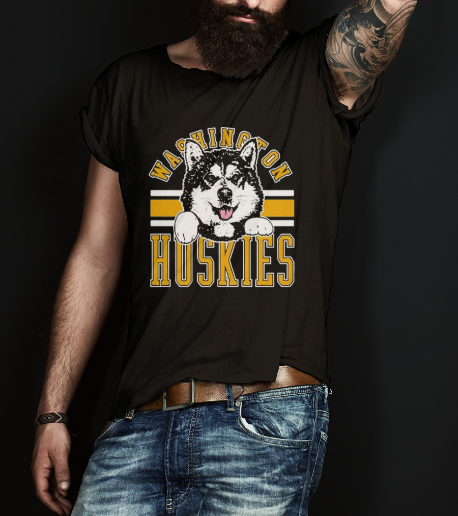 Washington Huskies King Chinook Vintage T-Shirt