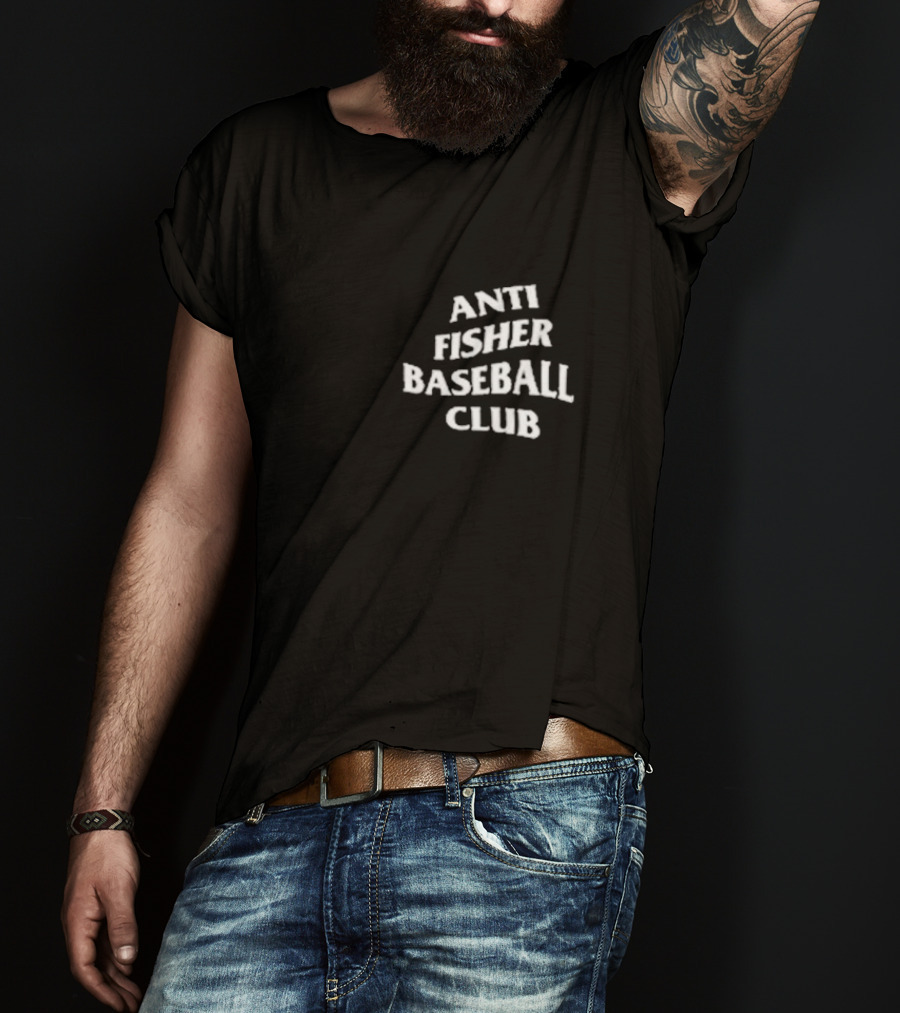 Anti Fisher Baseball Club Aesthetic Trend T-Shirt
