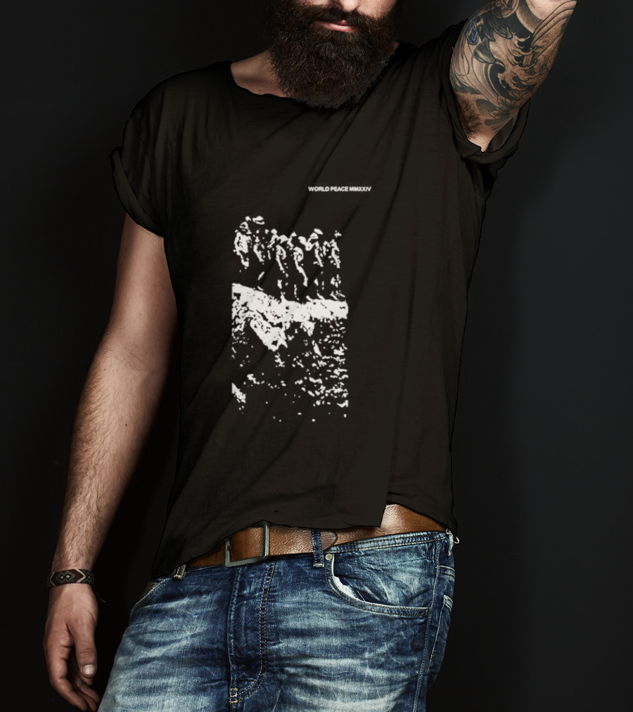 WORLD PEACE MMXXIV Pilgrimage Journey Unity T-Shirt