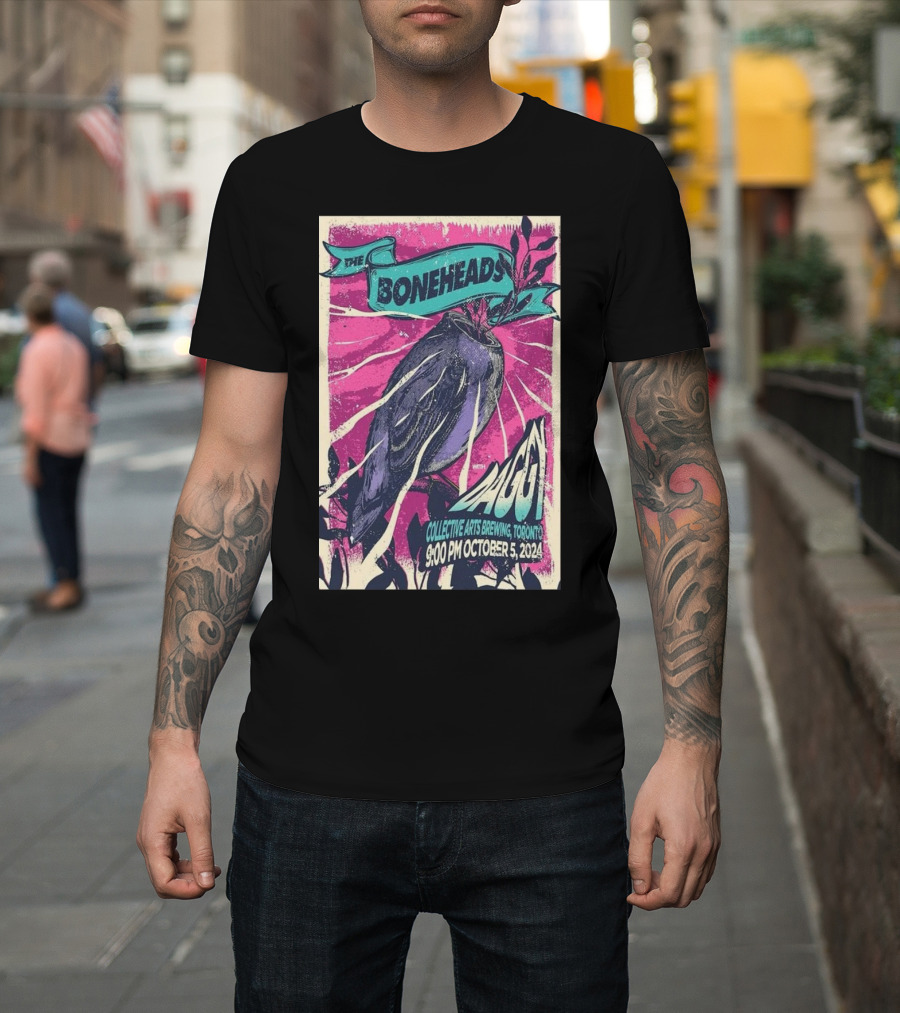 The Boneheads with Auggi 9:00 PM October 5, 2024 Collective Arts Brewing, Toronto T-Shirt