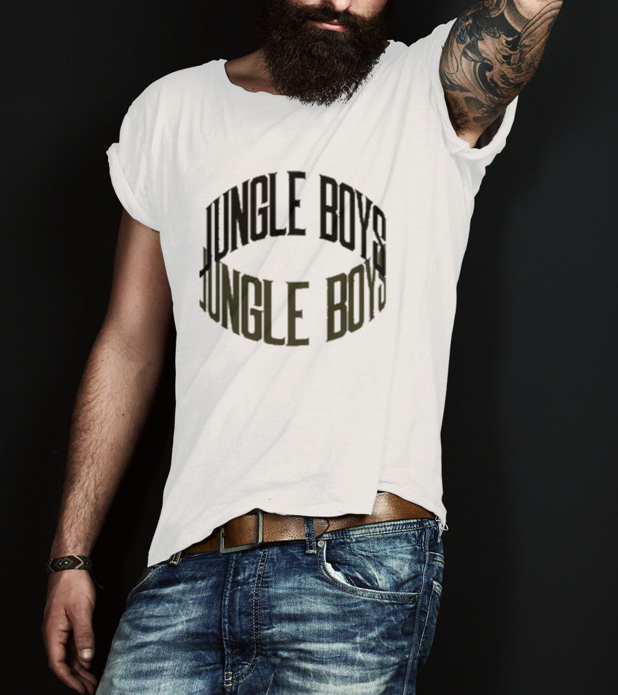 Jungle Boys 2D Optical Text Illusion T-Shirt