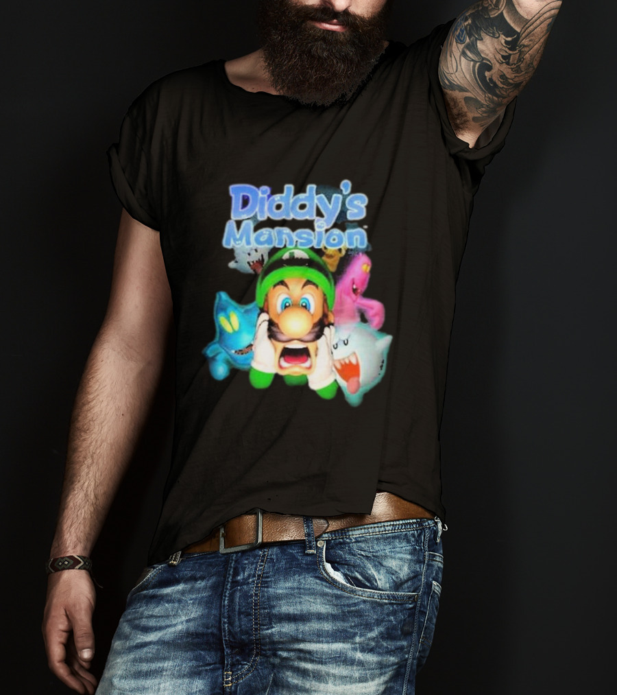 Diddy's Mansion Luigi Ghost Adventure T-Shirt