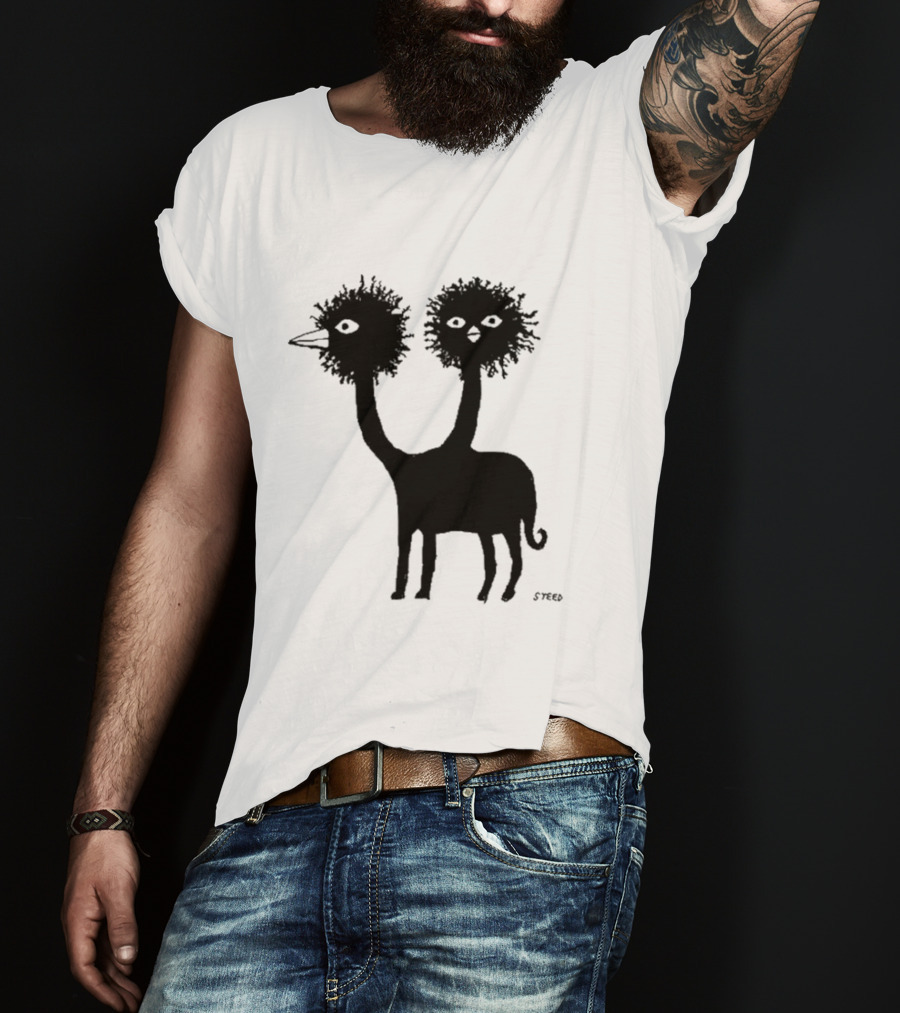 The New Yorker Ed Steed’s Two-Headed Fantasy Creature T-Shirt