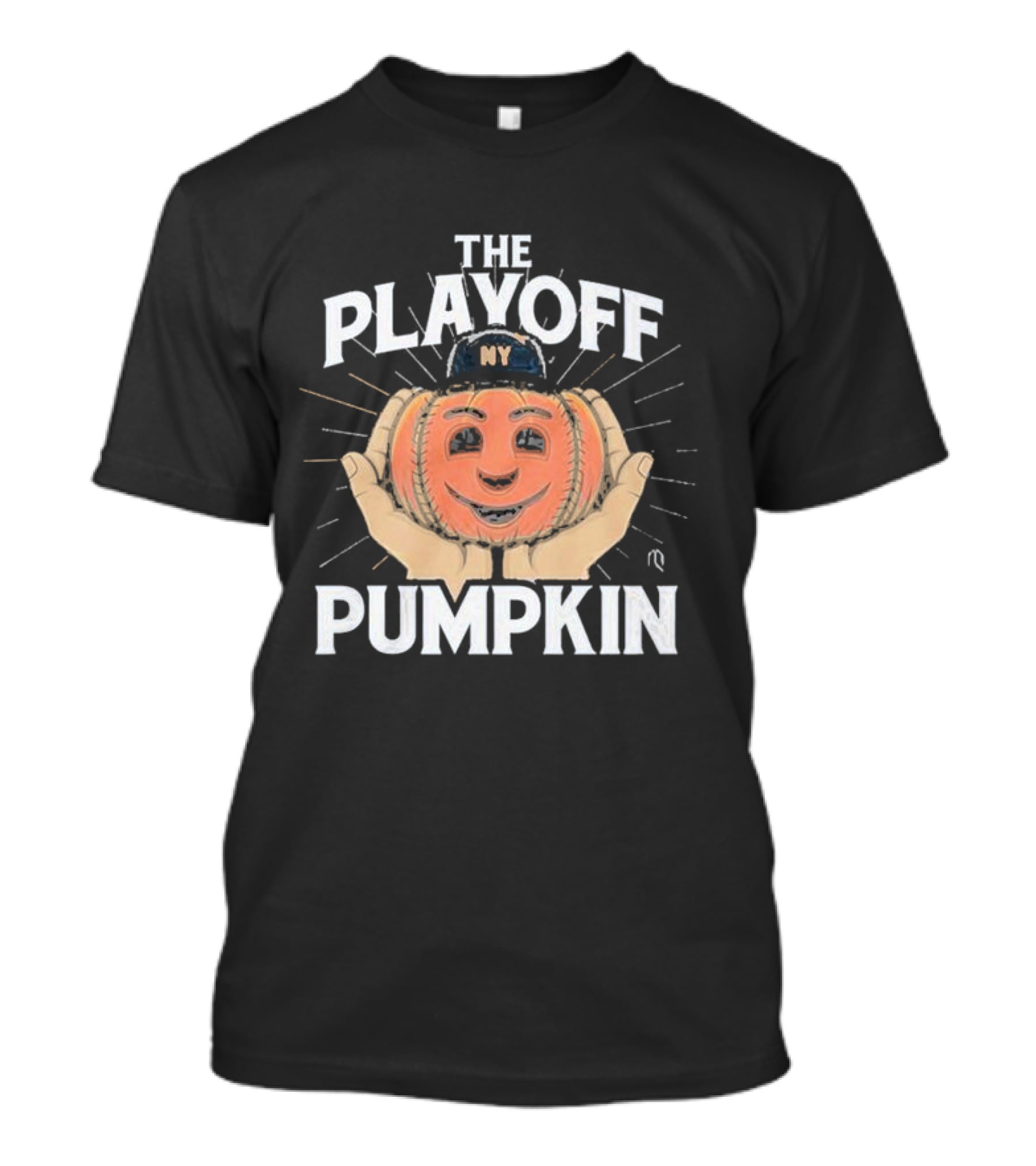 Pete Alonso New York Mets The Playoff Pumpkin NY Cap Baseball T-Shirt