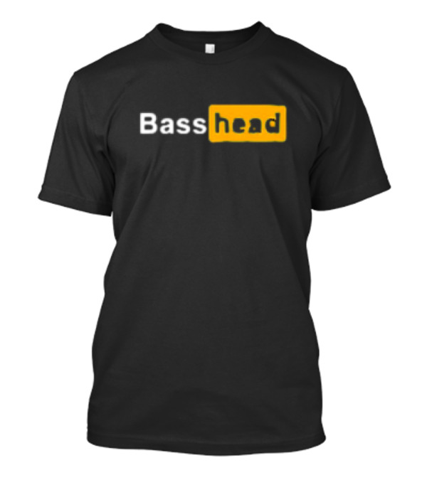 Bass Head Headbanger EDM Rave Festival Costume Dance Music T-Shirt