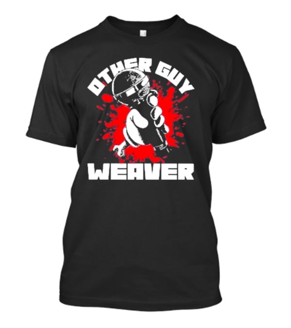 Other Guy Weaver Microphone In Hand Red Splash T-Shirt