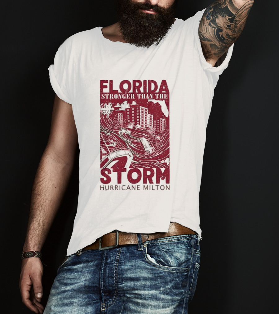 Florida Stronger Than The Storm Hurricane Milton T-Shirt