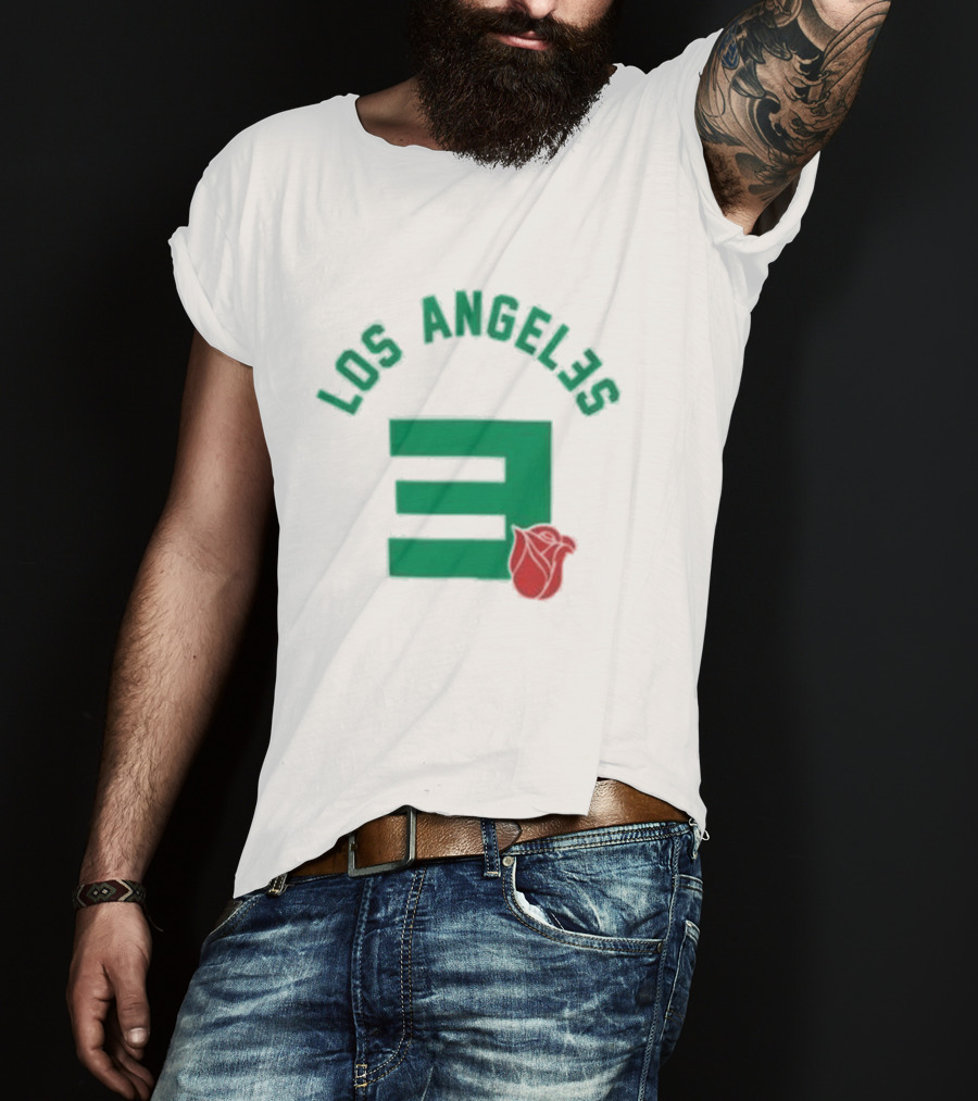 Los Angeles Eminem Rosebowl Logo Event T-Shirt