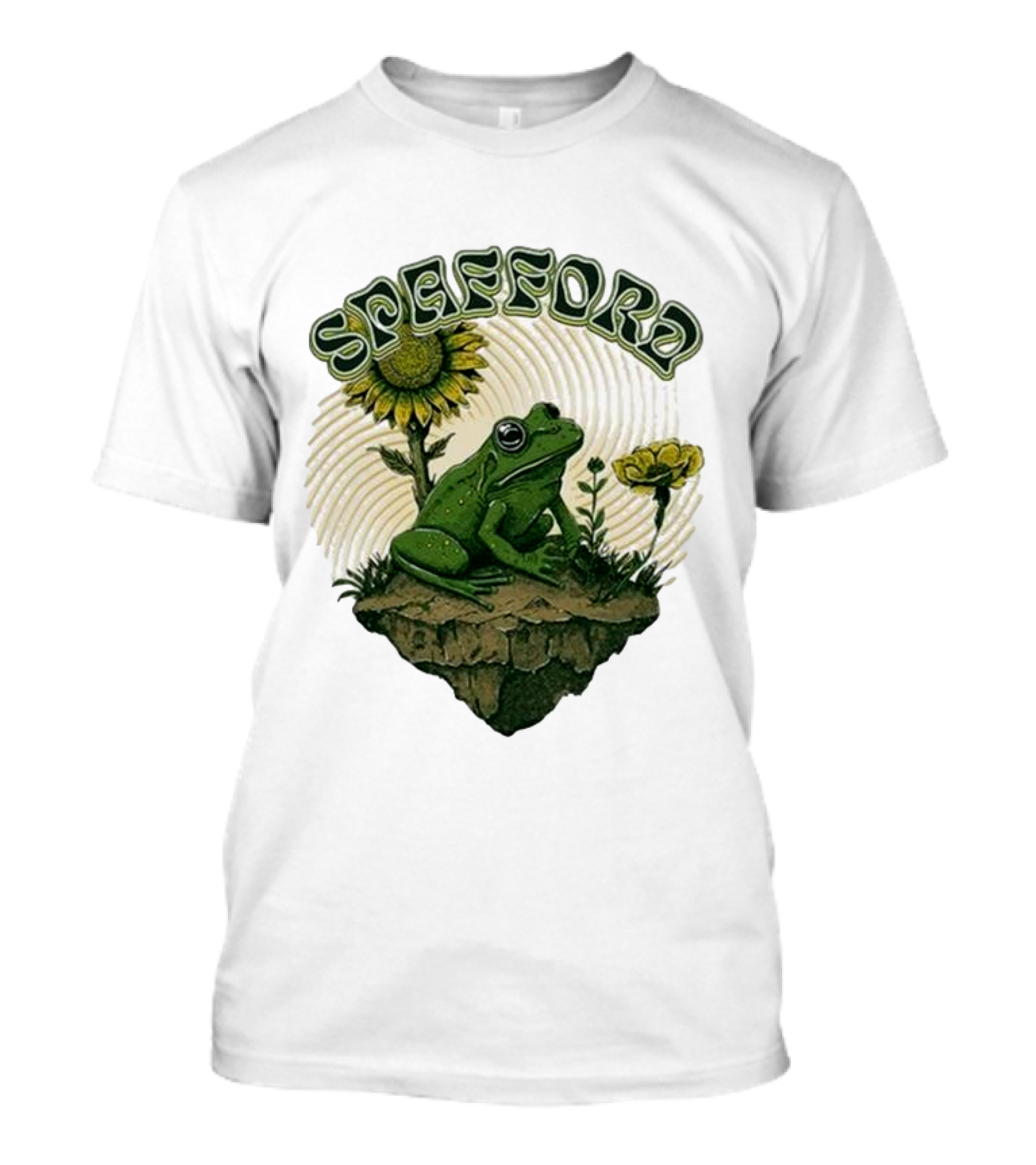 Spafford Frog Sunflower Rock Plateau T-Shirt