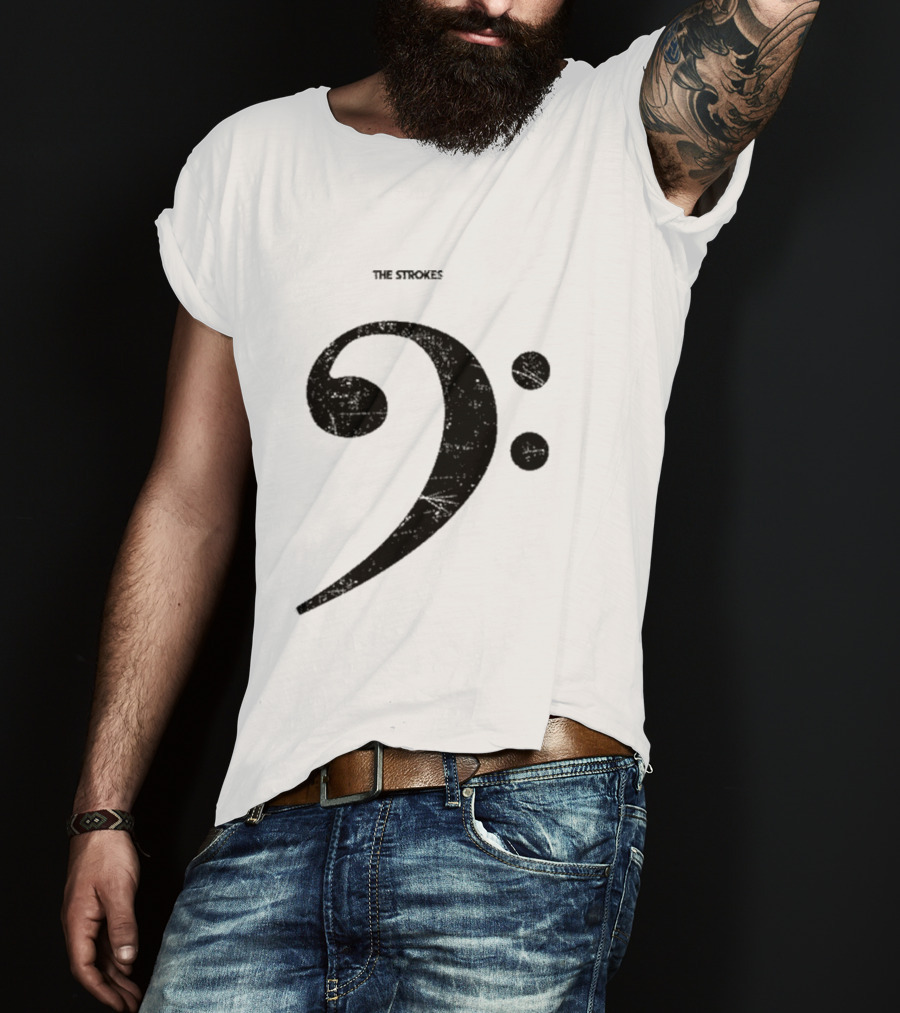 The Strokes Bass Clef T-Shirt