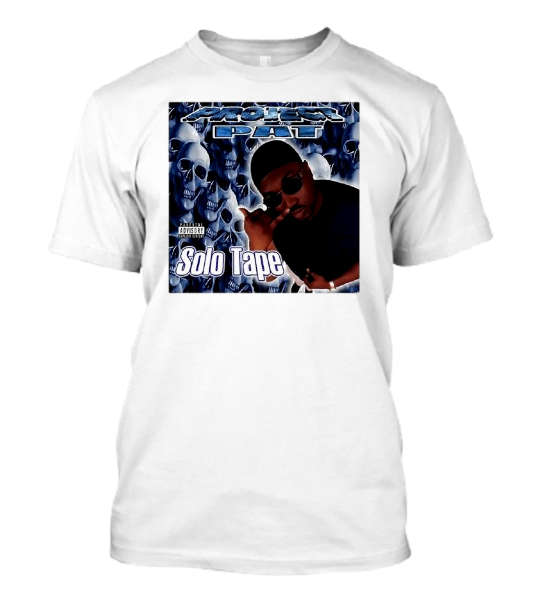 Project Pat Solo Tape Album Cover Skulls T-Shirt