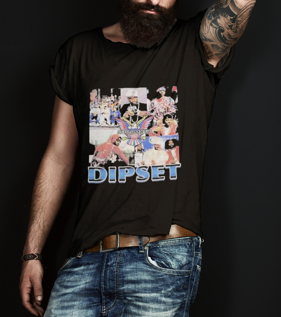 Dipset Diplomats Classic Hip Hop Collage With Eagle T-Shirt