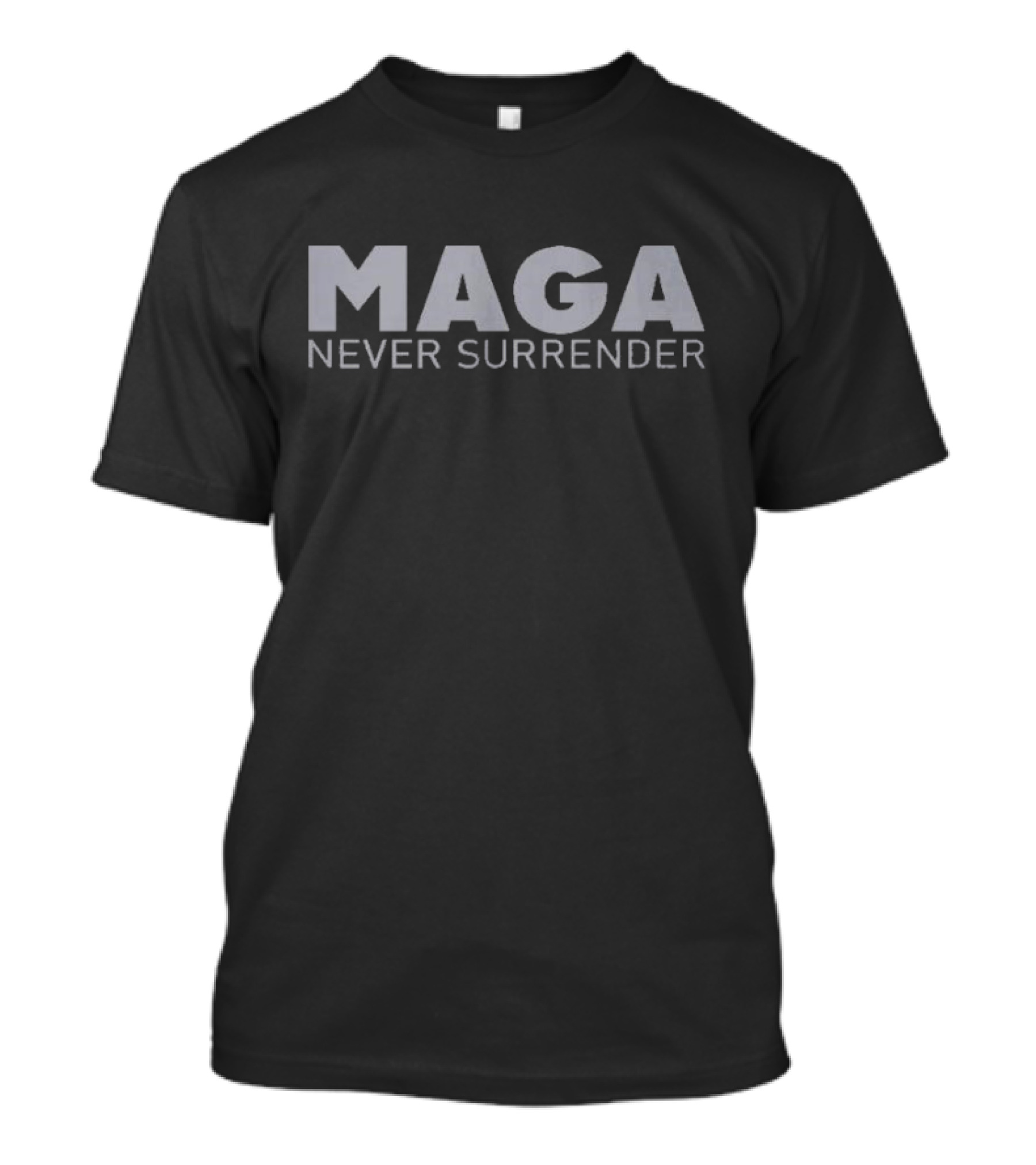 Elon Musk MAGA Never Surrender Dark T-Shirt
