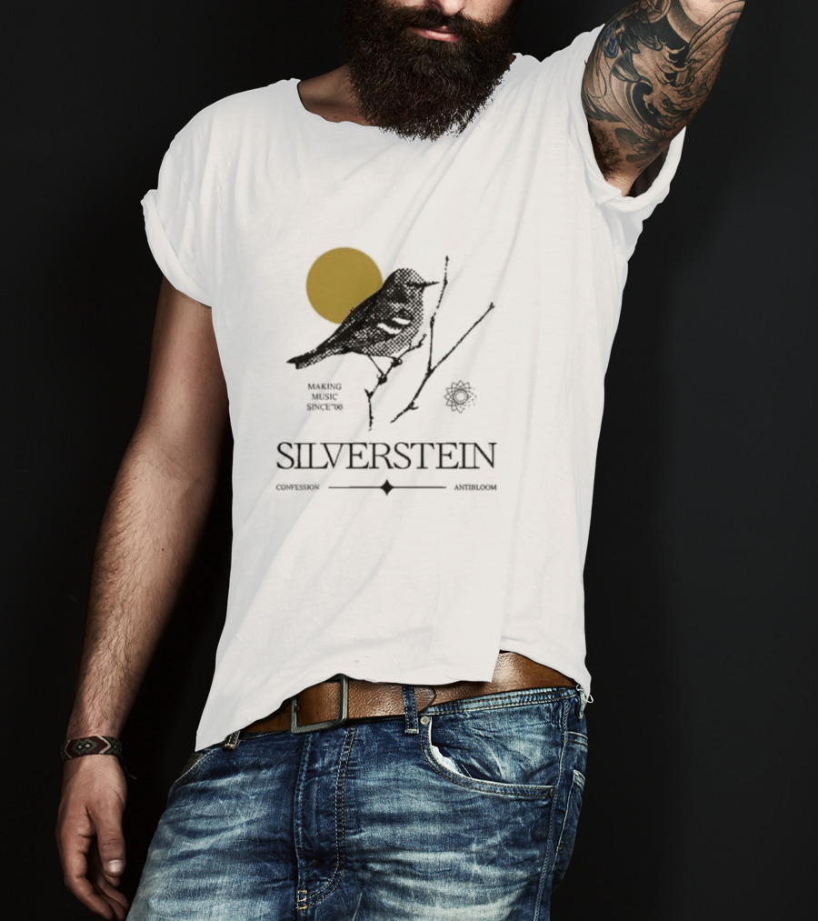 Silverstein Making Music Since '00 Confession Antibloom Bird And Sun T-Shirt