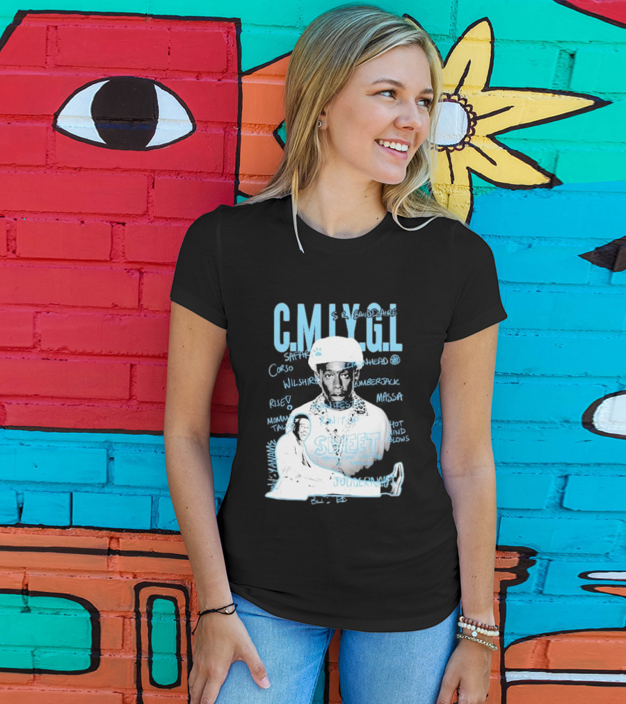 C.M.I.Y.G.L. Tyler Call Me If You Get Lost Sweet Journey S.R. Baudelaire Portrait Saffron Lemonhead Corso Wilshire Lumberjack Massa T-Shirt