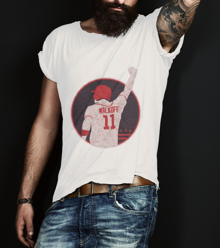 Mr Walkoff 11 Baseball Red Circle T-Shirt