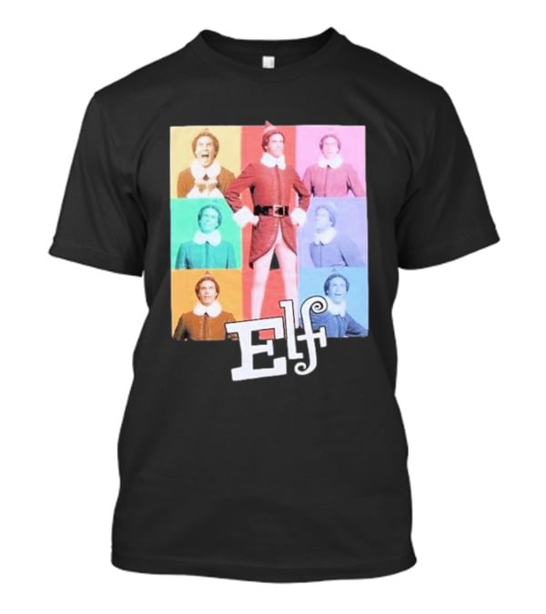 Elf Colorful Pop Art Collage T-Shirt
