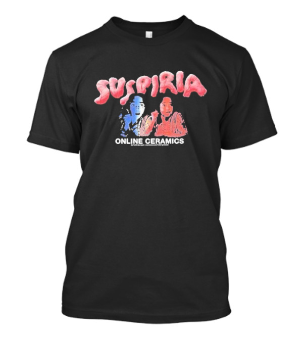 Suspiria Online Ceramics 2024 Pink Blue Faces T-Shirt