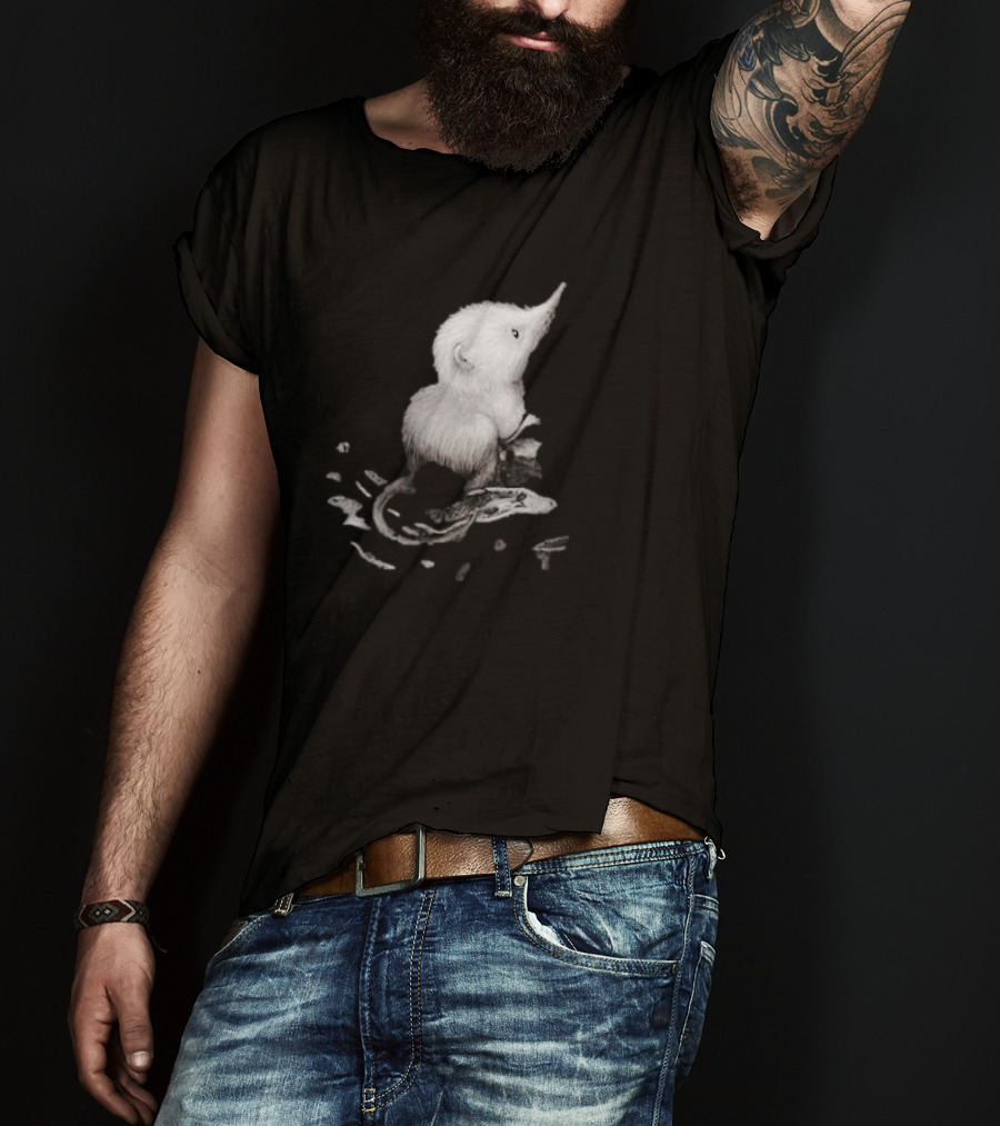 Snowflake Little Shrew Reflection On Water T-Shirt