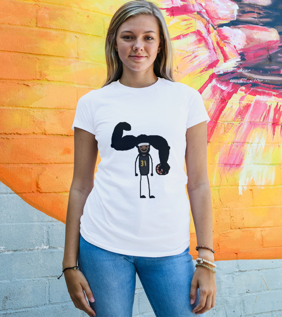 Paint The Fro Basketball Player Number 31 Basketball T-Shirt