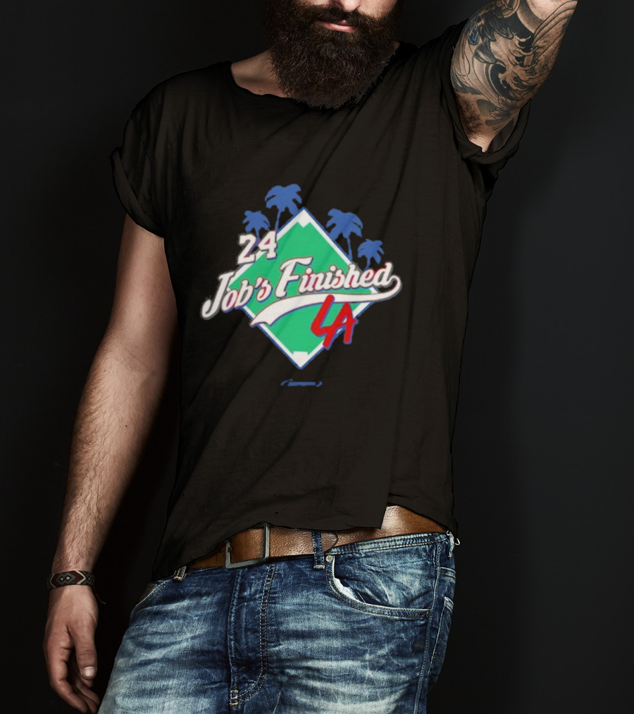 24 Job's Finished LA Palms Green Diamond T-Shirt