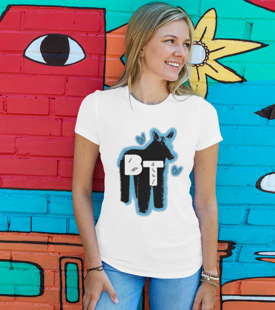 Big Thief BT Creature With Hearts T-Shirt